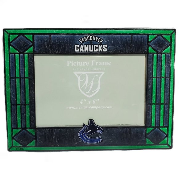 NHL Vancouver Canucks Glass Picture Frame - Picture 1 of 4